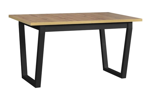 Stalas su prailginimu Ikon 102, Juoda / Artisan ąžuolas